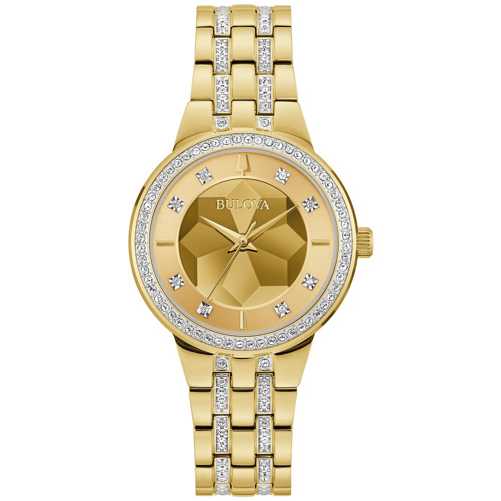Bulova Stainless Steel Dress/Classic BUL Ladies Watch97L176