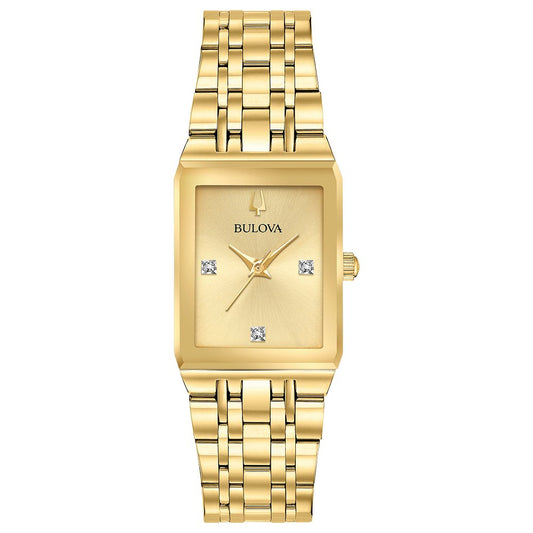 Bulova Stainless Steel Modern BUL Ladies Watch97P140