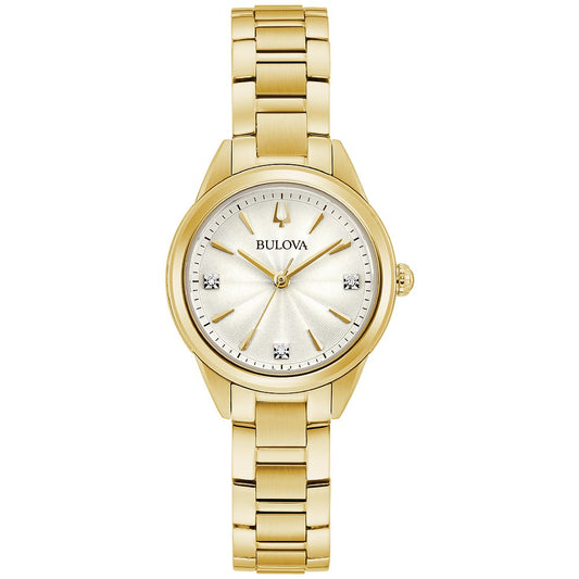 Bulova Stainless Steel Dress/Classic BUL Ladies Watch97P150