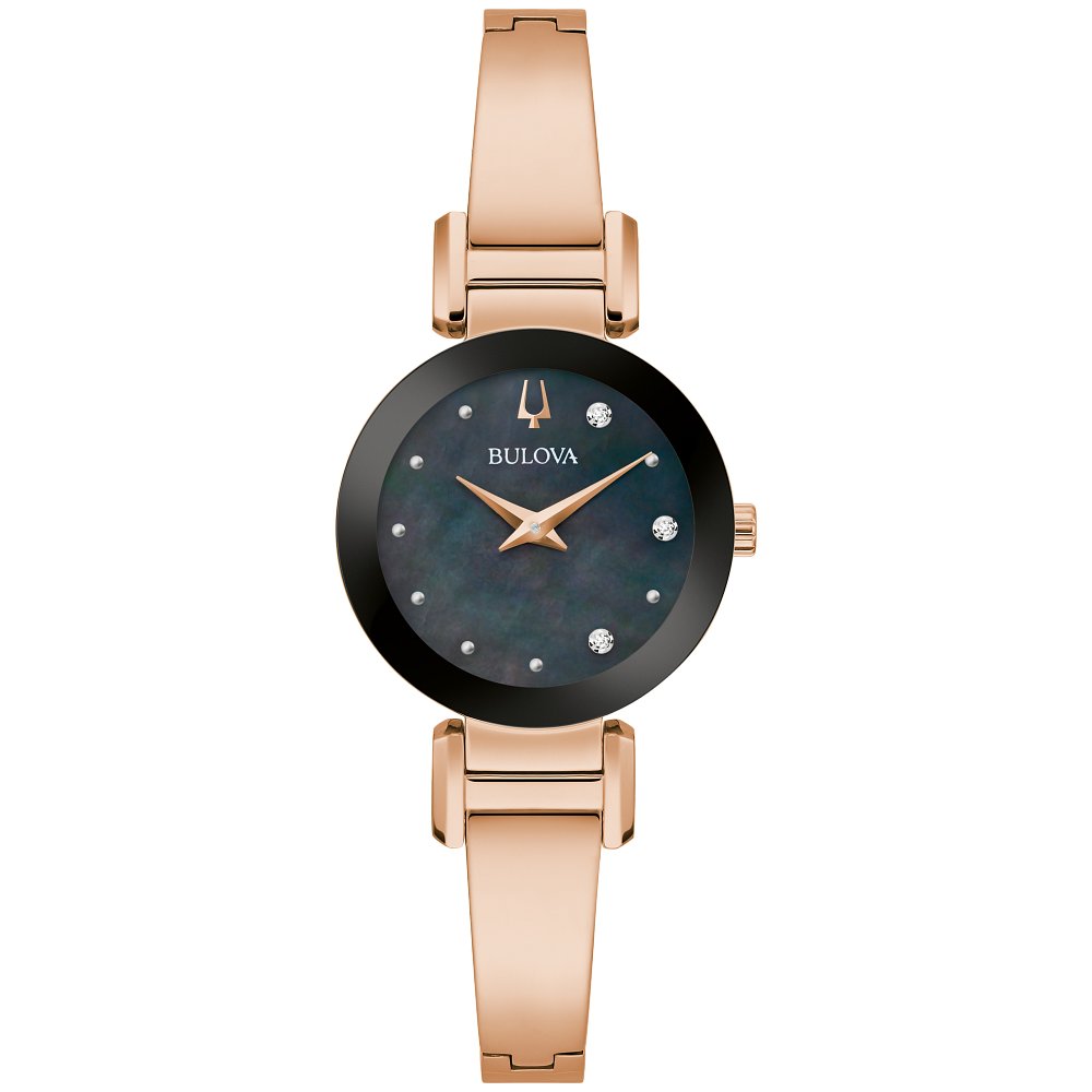 Bulova Stainless Steel Marc Anthony Ladies Watch97P163