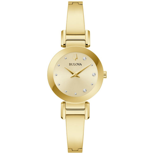 Bulova Stainless Steel Marc Anthony Ladies Watch97P164