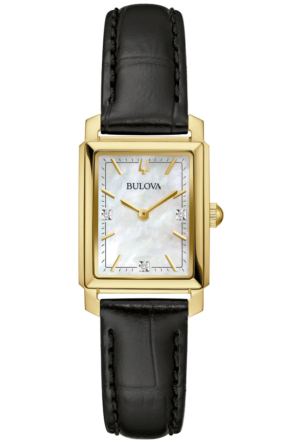 Bulova Stainless Steel Dress/Classic BUL Ladies Watch97P166