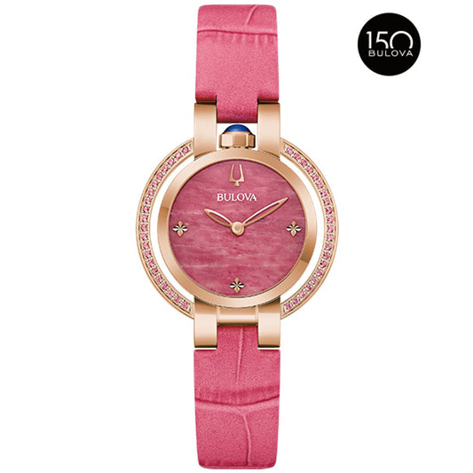 Bulova Stainless Steel Dress/Classic BUL Ladies Watch97R103