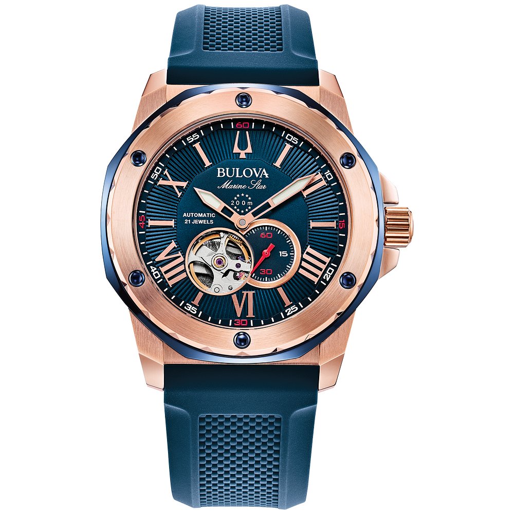 Bulova Stainless Steel Performance Mens Watch98A227