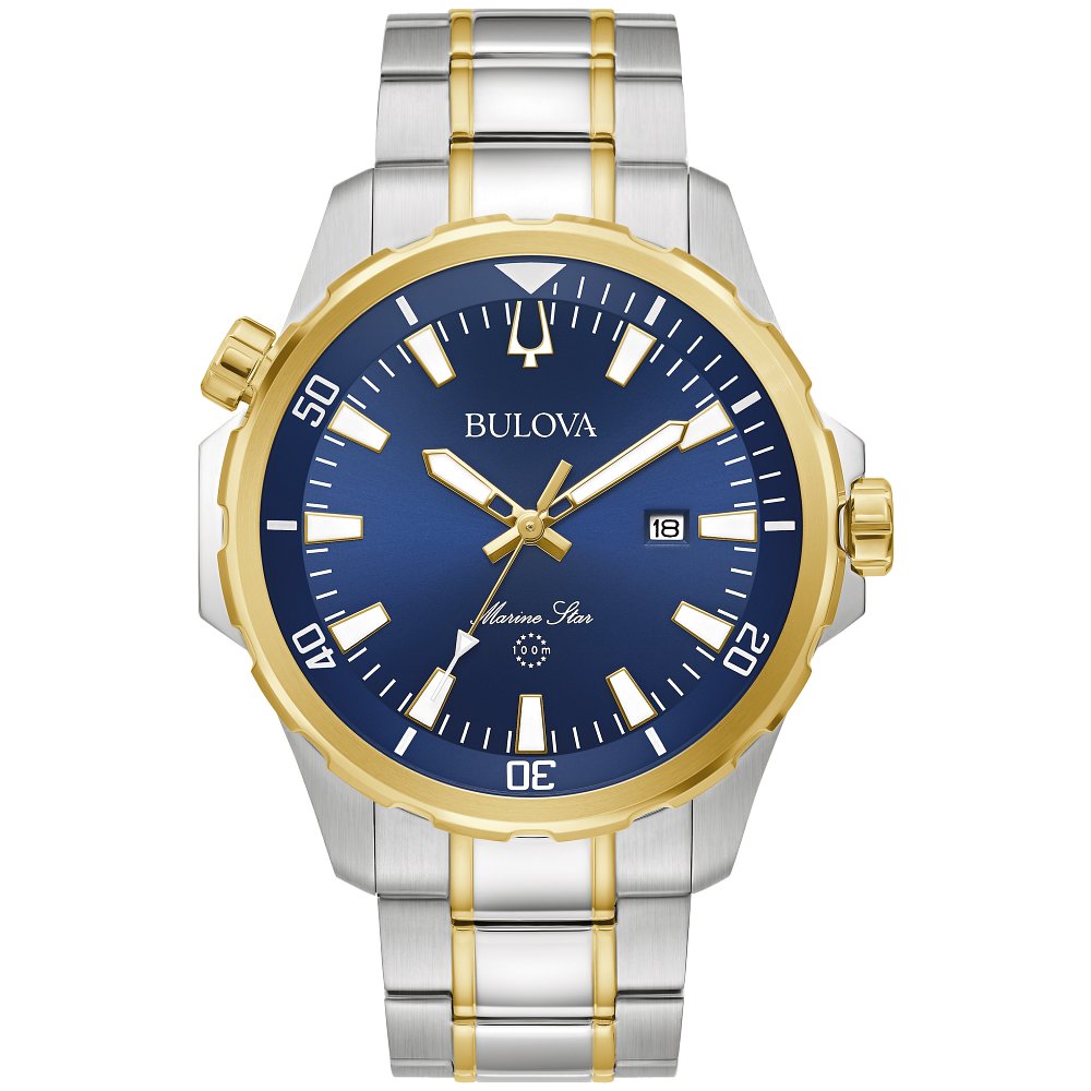 Bulova Stainless Steel Performance Mens Watch98B384