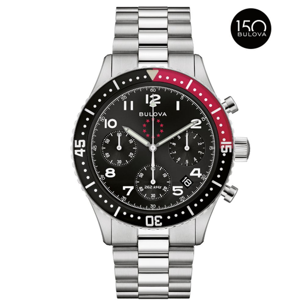 Bulova Stainless Steel Heritage Mens Watch98B451