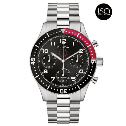 Bulova Stainless Steel Heritage Mens Watch98B451