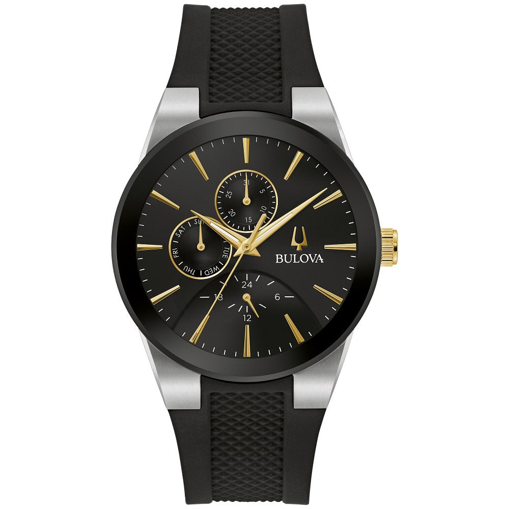 Bulova Stainless Steel Modern BUL Mens Watch98C146