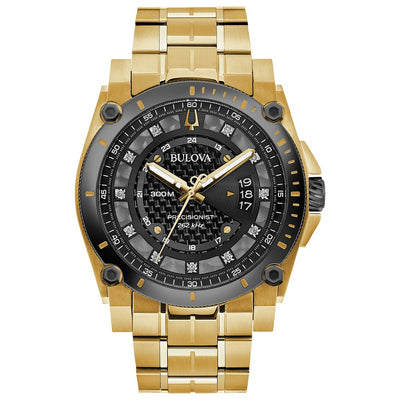 Bulova Stainless Steel Luxury Mens Watch98D156