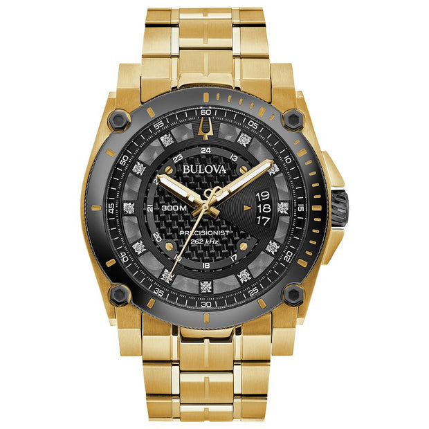Bulova Stainless Steel Luxury Mens Watch98D156