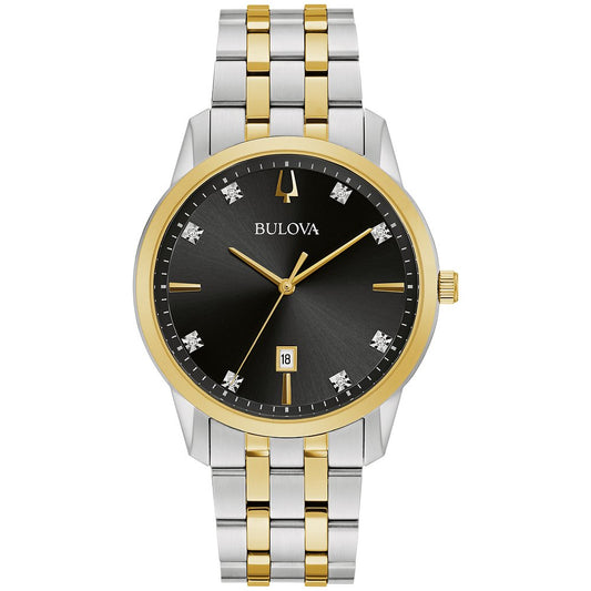 Bulova Stainless Steel Dress/Classic BUL Mens Watch98D165