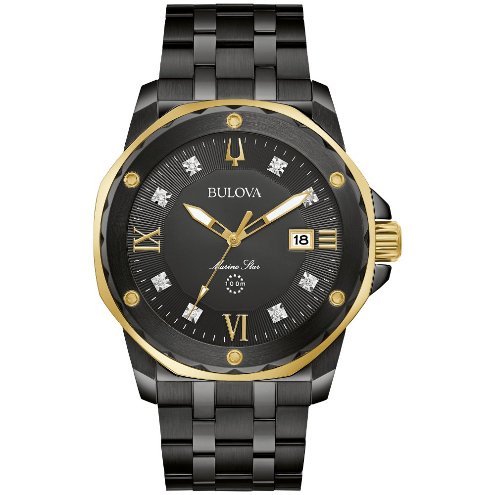 Bulova Stainless Steel Performance Mens Watch98D176