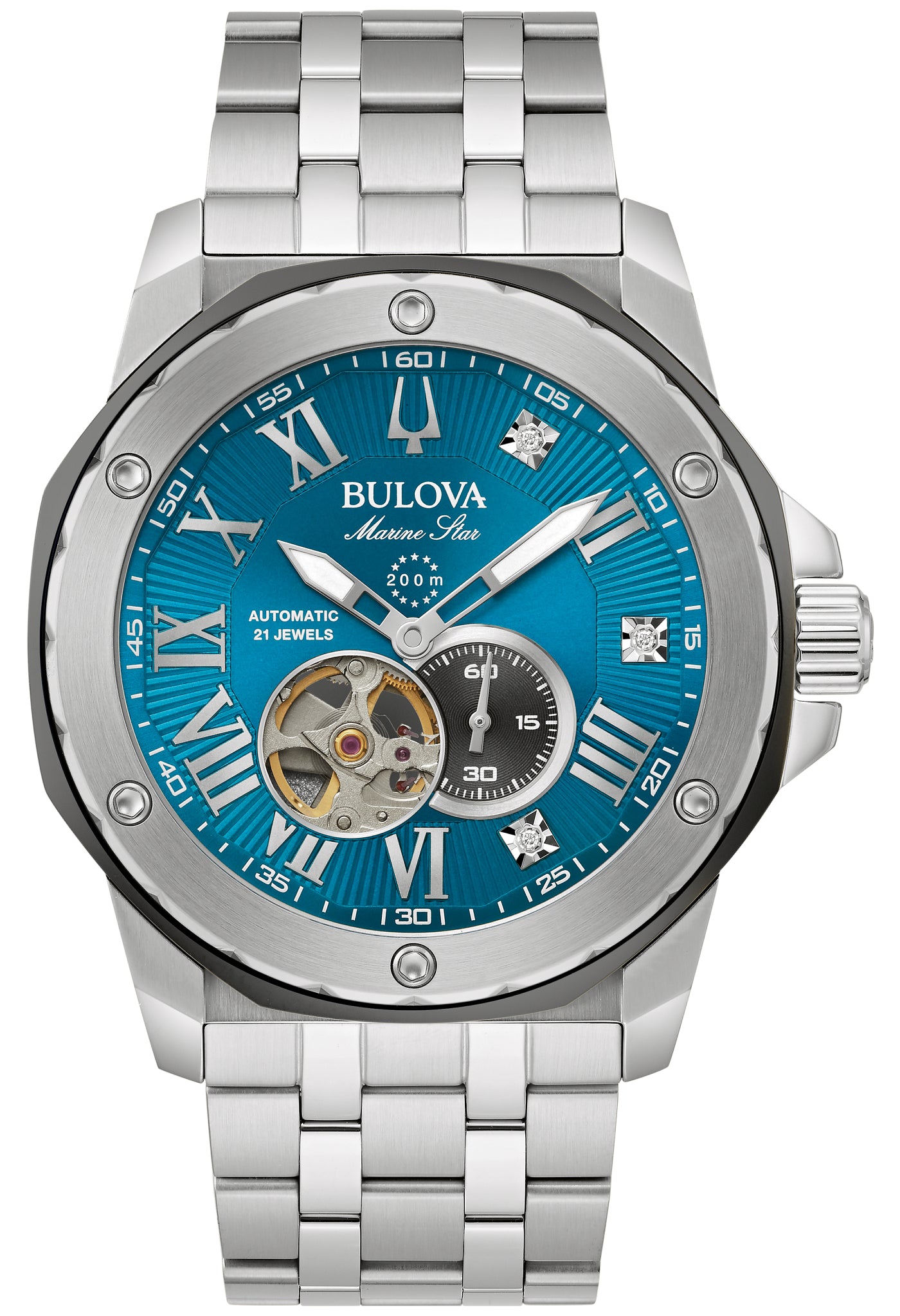 Bulova Stainless Steel Marc Anthony Mens Watch98D184