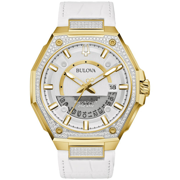 Bulova Stainless Steel Luxury Mens Watch98J119