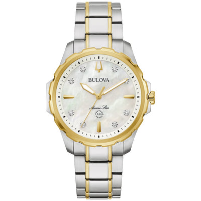 Bulova Stainless Steel Performance Ladies Watch98P227