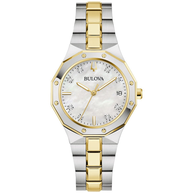 Bulova Stainless Steel Dress/Classic BUL Ladies Watch98P234
