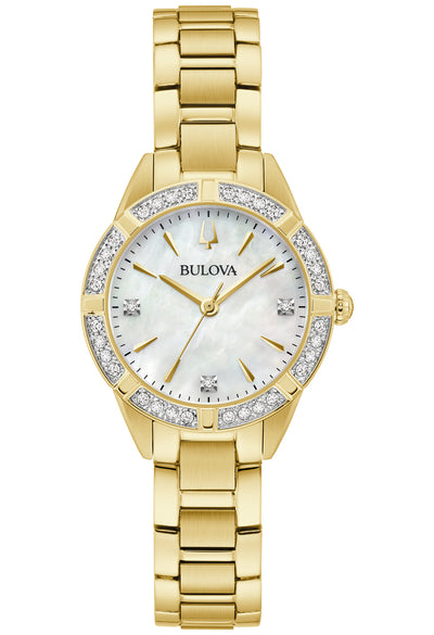 Bulova Stainless Steel Dress/Classic BUL Ladies Watch98R297