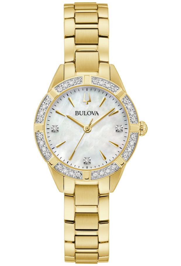 Bulova Stainless Steel Dress/Classic BUL Ladies Watch98R297