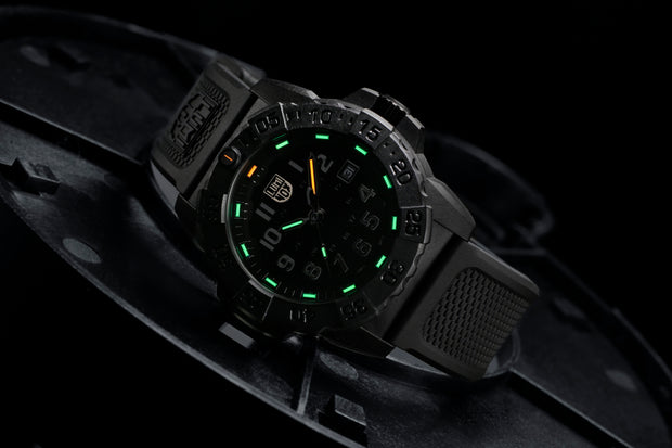 Navy SEAL Chronograph, 45 mm, Military Dive Watch, Blackout