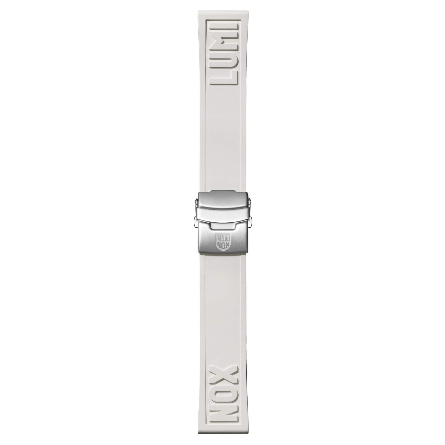 Cut-to-Fit Rubber Strap, 24 mm, White