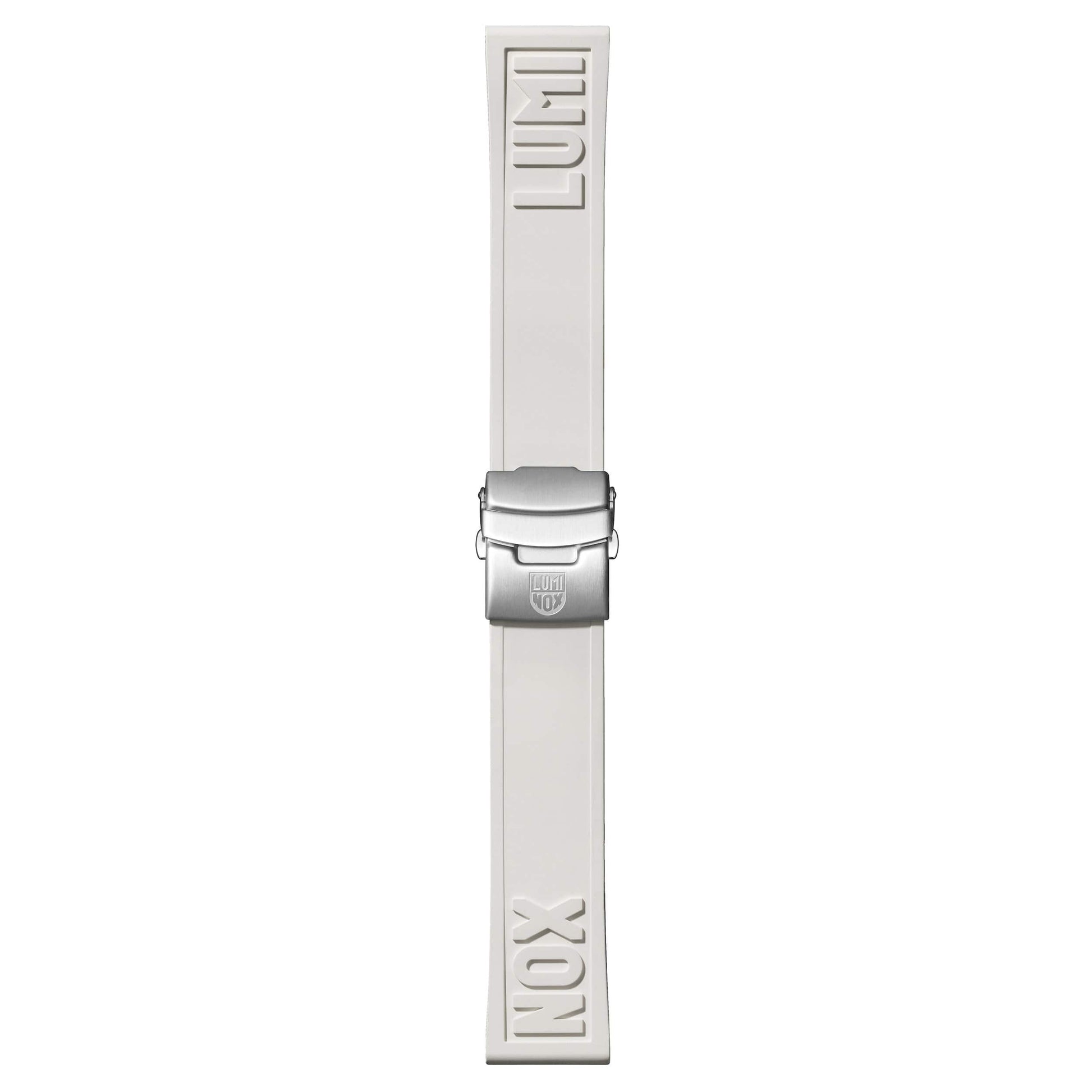 Cut-to-Fit Rubber Strap, 24 mm, White