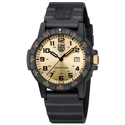 Leatherback Sea Turtle Giant Gold, 44 mm, Outdoor Watch, Gold