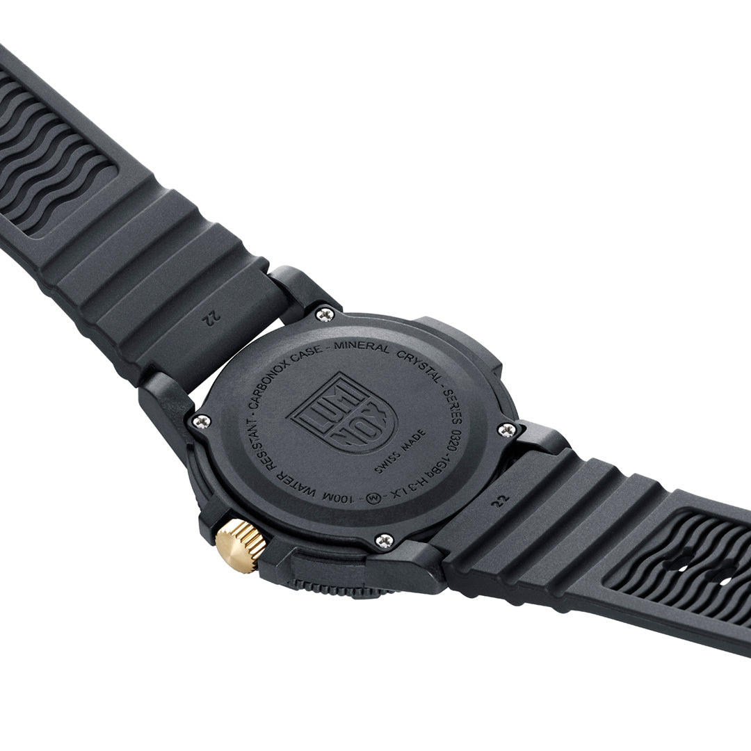 Leatherback Sea Turtle Giant Gold, 44 mm, Outdoor Watch, Gold