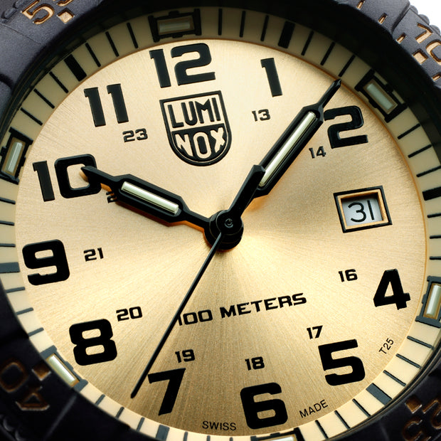 Leatherback Sea Turtle Giant Gold, 44 mm, Outdoor Watch, Gold