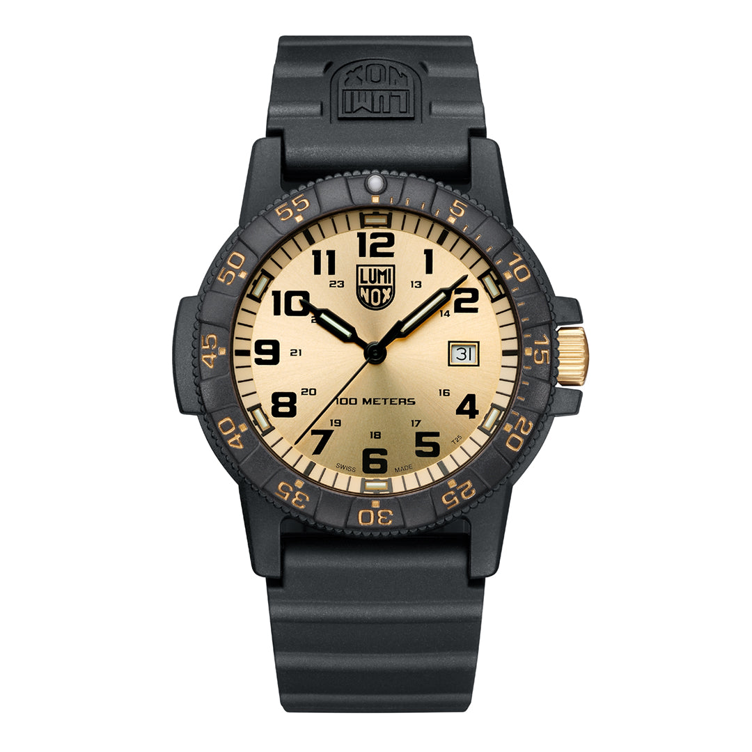 Leatherback Sea Turtle Giant Gold, 44 mm, Outdoor Watch, Gold