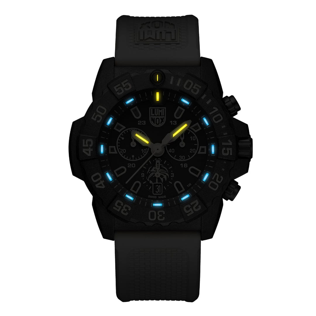 Luminox Navy SEAL Foundation Chronograph, 45 mm, Military Dive Watch, Set