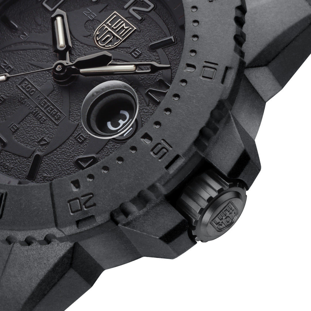 Navy SEAL Foundation 3600, 45 mm, Military Dive Watch, Blackout