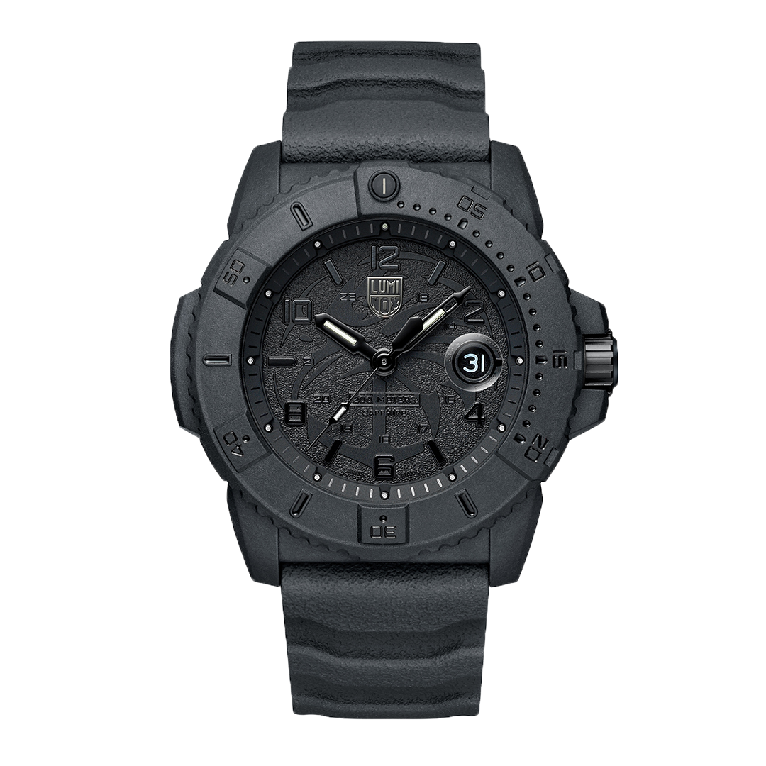 Navy SEAL Foundation 3600, 45 mm, Military Dive Watch, Blackout