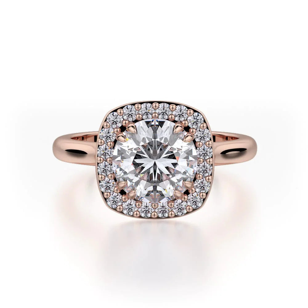 MICHAEL M Engagement Rings 18K Rose Gold Bold R721-1.5 R721-1.5RG