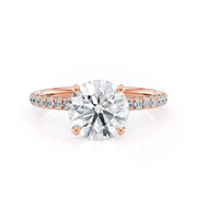MICHAEL M Engagement Rings 18K Rose Gold Crown R706-1.5 Round R706-1.5RG