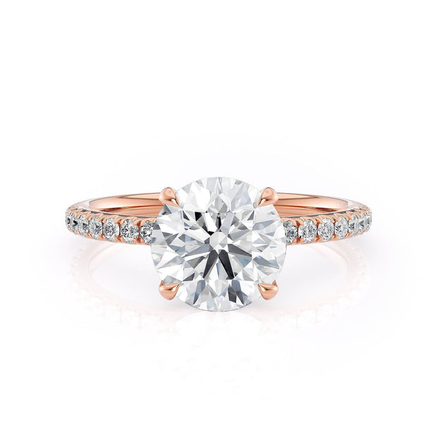 MICHAEL M Engagement Rings 18K Rose Gold Crown R706-1.5 Round R706-1.5RG