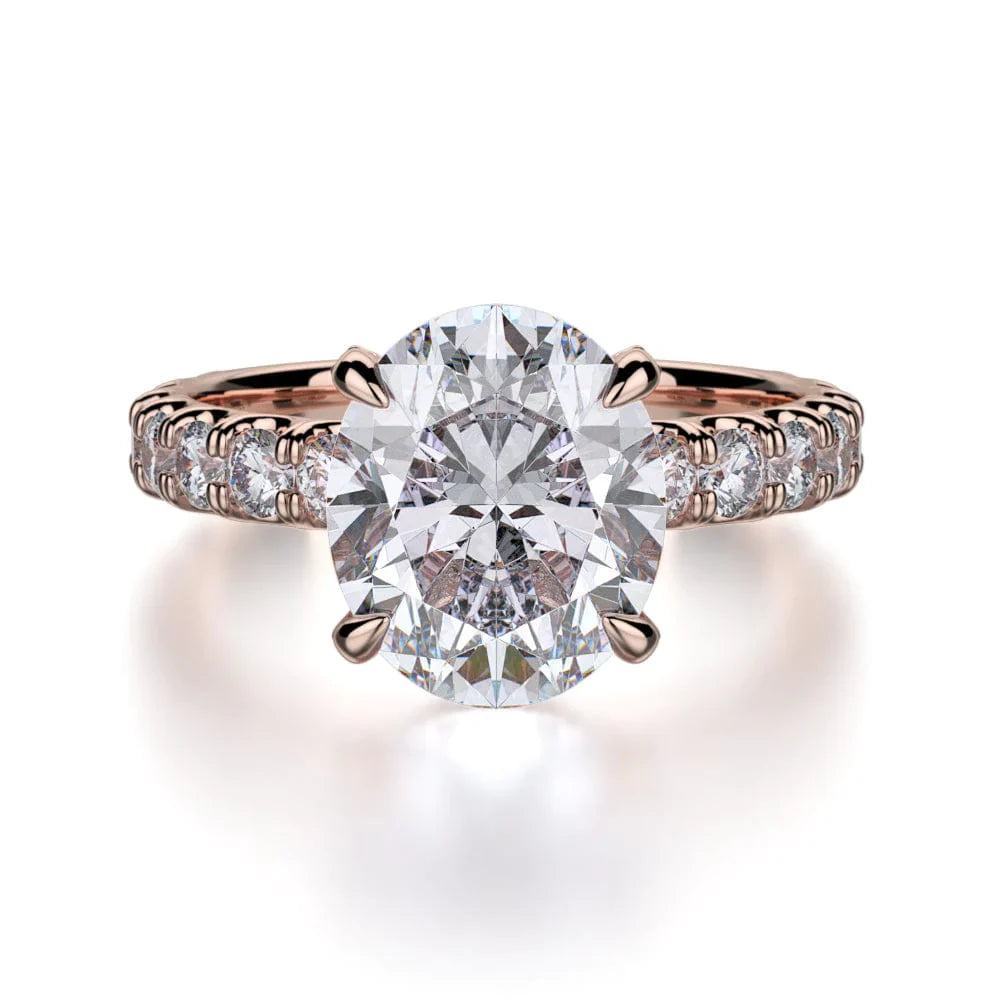 MICHAEL M Engagement Rings 18K Rose Gold Crown R731-3 R731-3RG