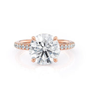 MICHAEL M Engagement Rings 18K Rose Gold Crown R742-3 R742-3RG