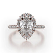 MICHAEL M Engagement Rings 18K Rose Gold Defined R739-2PR R739-2PR-RG