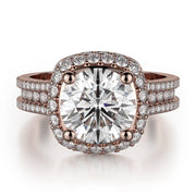 MICHAEL M Engagement Rings 18K Rose Gold Defined R755-2 R755-2RG