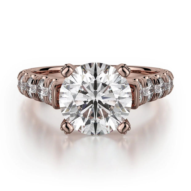 MICHAEL M Engagement Rings 18K Rose Gold Europa R255-2 R255-2RG