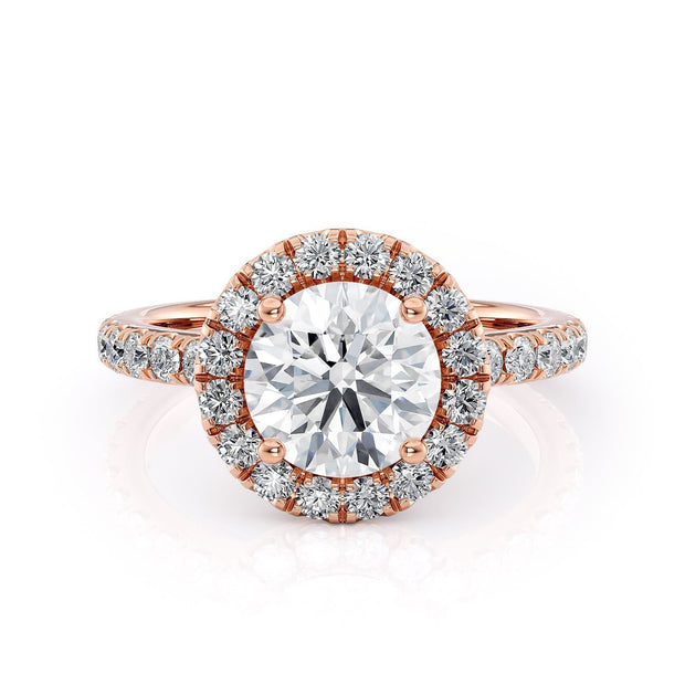 MICHAEL M Engagement Rings 18K Rose Gold Europa R320-1.5 R320-1.5RG