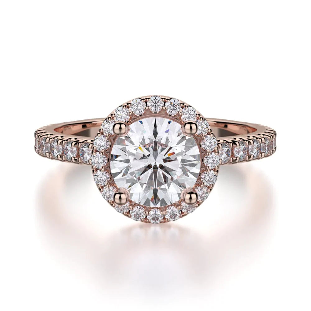 MICHAEL M Engagement Rings 18K Rose Gold Europa R320S-1 R320S-1RG