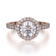 MICHAEL M Engagement Rings 18K Rose Gold Europa R320S-1 R320S-1RG