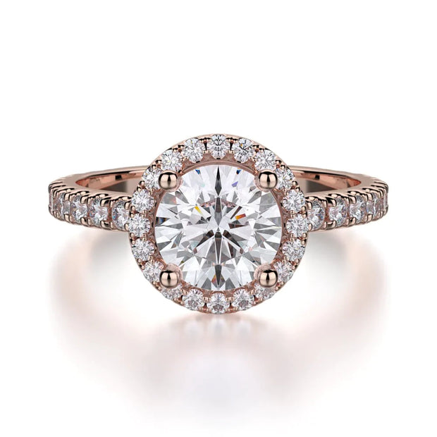 MICHAEL M Engagement Rings 18K Rose Gold Europa R320S-1 R320S-1RG