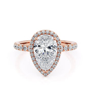 MICHAEL M Engagement Rings 18K Rose Gold Europa R320S-2PR R320S-2PR-RG