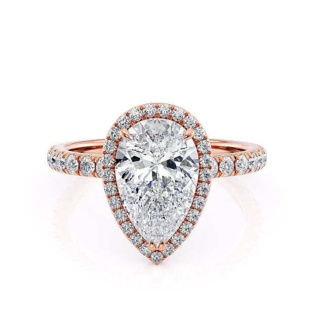 MICHAEL M Engagement Rings 18K Rose Gold Europa R320S-2PR R320S-2PR-RG