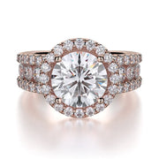 MICHAEL M Engagement Rings 18K Rose Gold Europa R396-2 R396-2RG