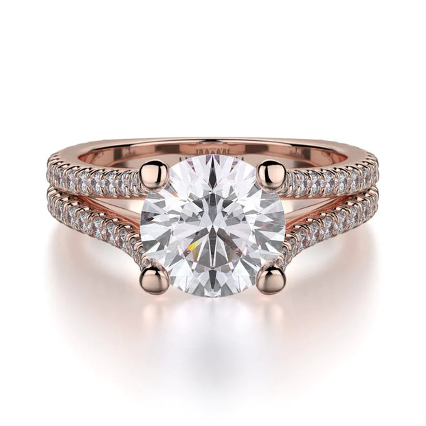MICHAEL M Engagement Rings 18K Rose Gold Europa R437-1.5 R437-1.5RG