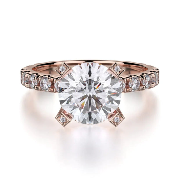 MICHAEL M Engagement Rings 18K Rose Gold Europa R442-2 R442-2RG