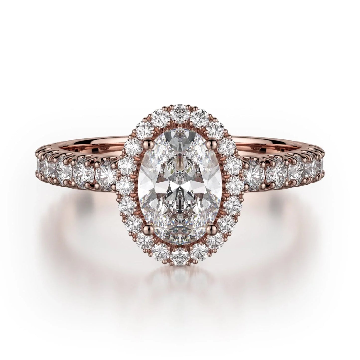 MICHAEL M Engagement Rings 18K Rose Gold Europa R501-1 R501-1RG
